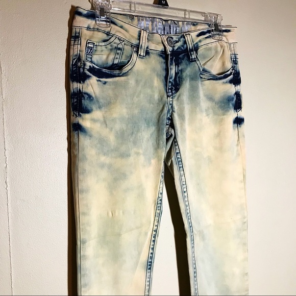 Hydraulic Pants & Jumpsuits Electric Yellow Skinny Jeans By